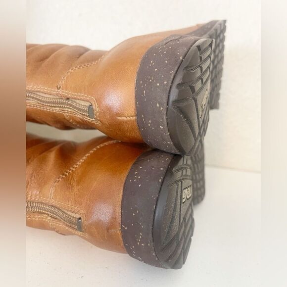 Teva Afton Leather Tall Boots Brown Size 6 - Picture 10 of 17